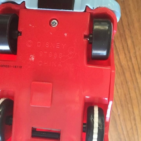 Vintage Disney Mickey Mouse pull back, convertible red car. California Mickey - Picture 12 of 12